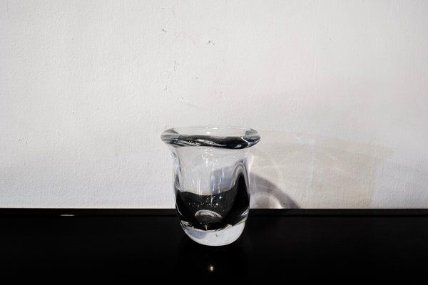 Scandinavische Glazen Vaas, Jaren 1970 photo for sale