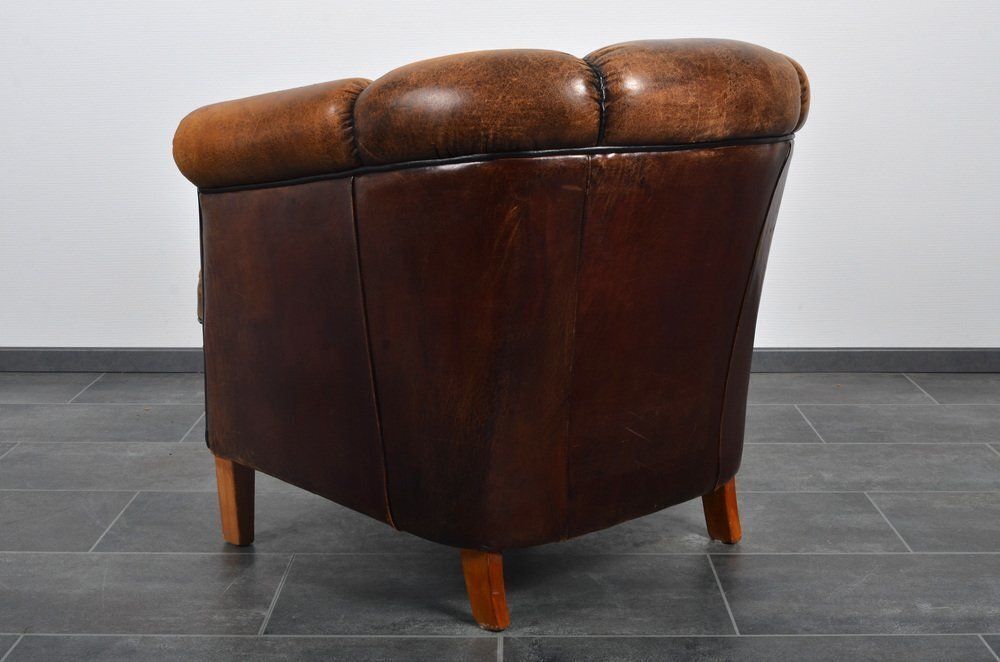 Dutch Sheepskin Lounge Chair, 1980s photo 724.0