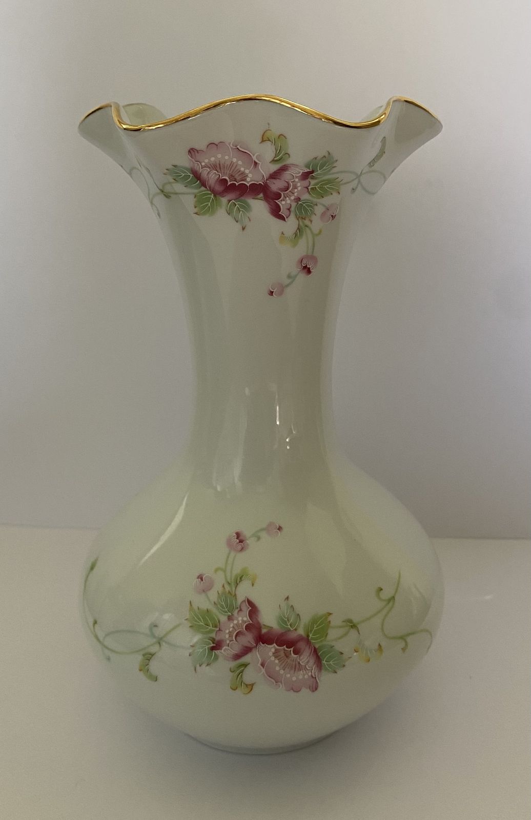 Limoges France, Porcelaine, Pair Of (Matching Vase And Trinket Dish) Florance Limoges, 1950’s photo buy