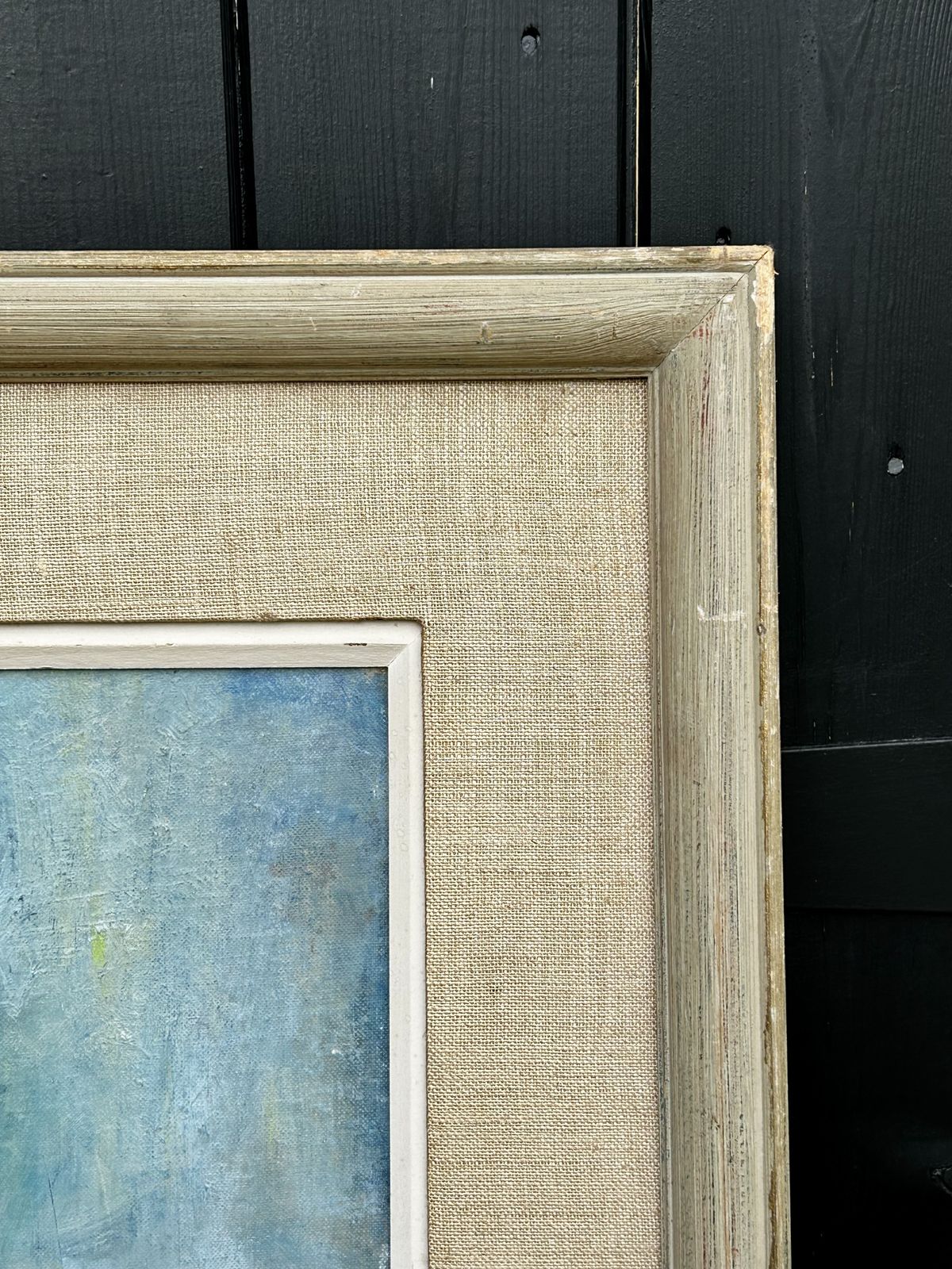 Mid Century Oil On Board Of Captain, Signed Rubin photo Art