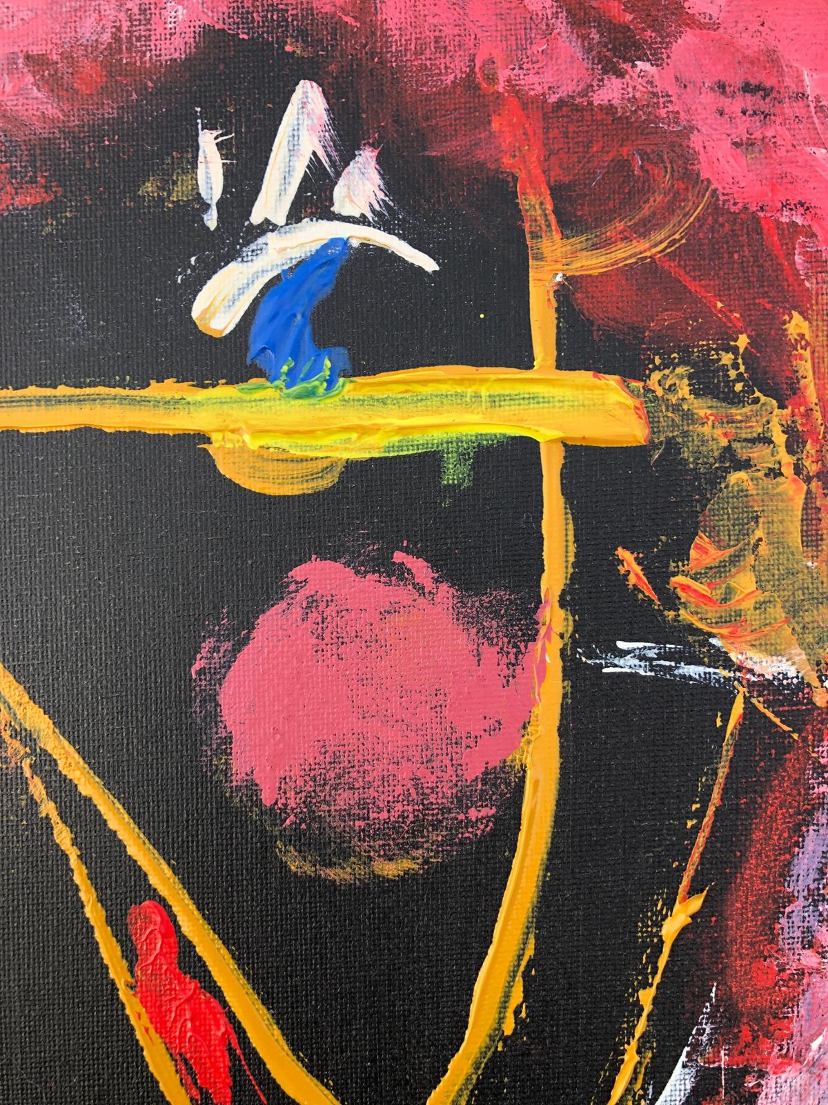 Nerea Chaos The Woman Who Smiles For No Reason Oil On Canvas photo furniture