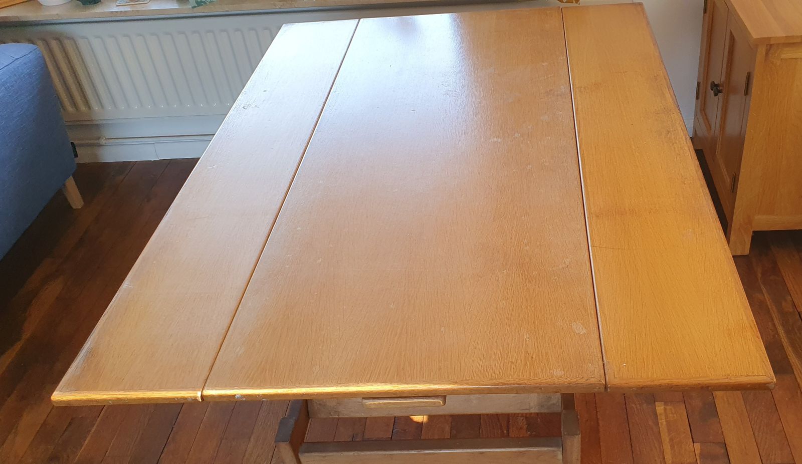Furniture Mid Century Ikea Kombina Dining / Coffee Table In Oak By Eric Worts From 1969   Rare Example photo