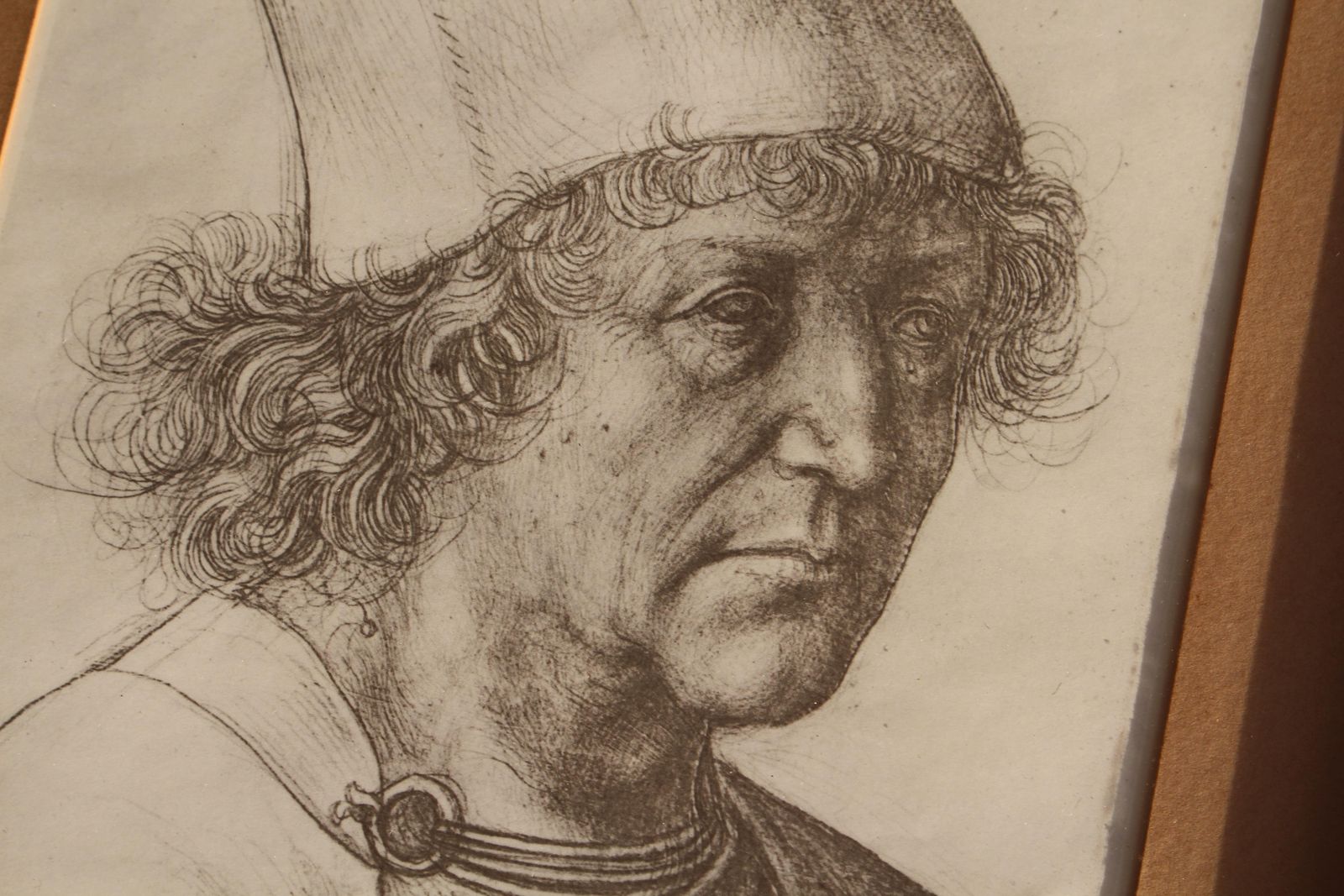 Early 20th Collection Of Four Silver Gilt Framed Da Vinci Portrait Prints photo vinterior
