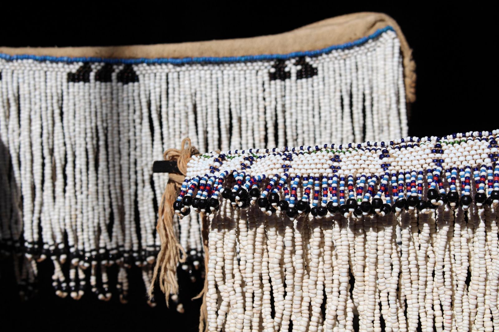 Trio Of Early 20th Century South African Xhosa Beaded Aprons Tribal Art photo vinterior