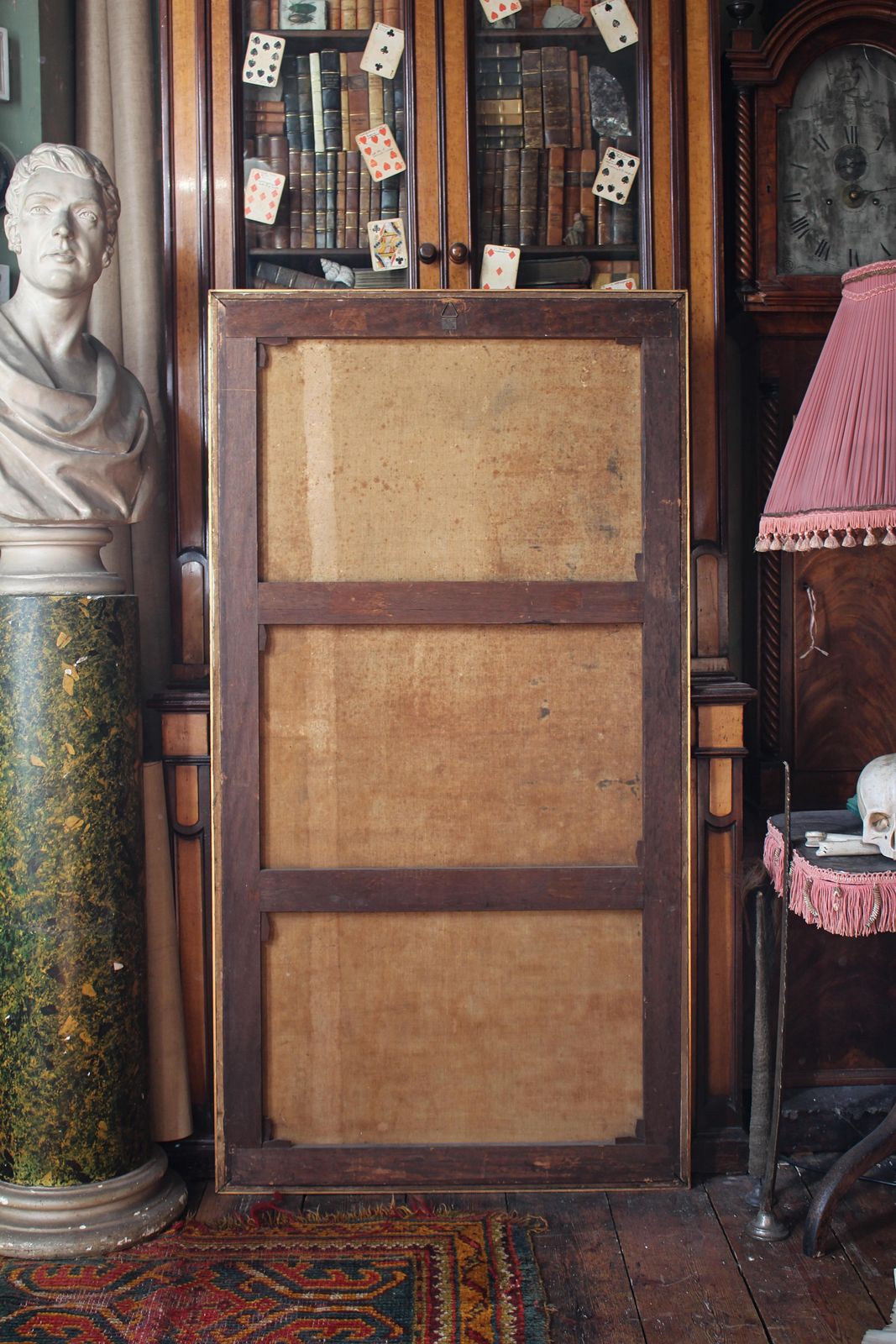 photo furniture Early 19th Century Italian School Memento Mori Oil On Canvas Welcome Death