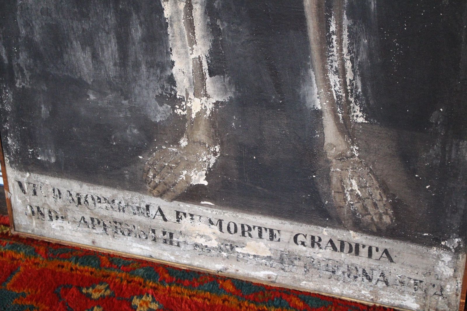 photo buy Early 19th Century Italian School Memento Mori Oil On Canvas Welcome Death
