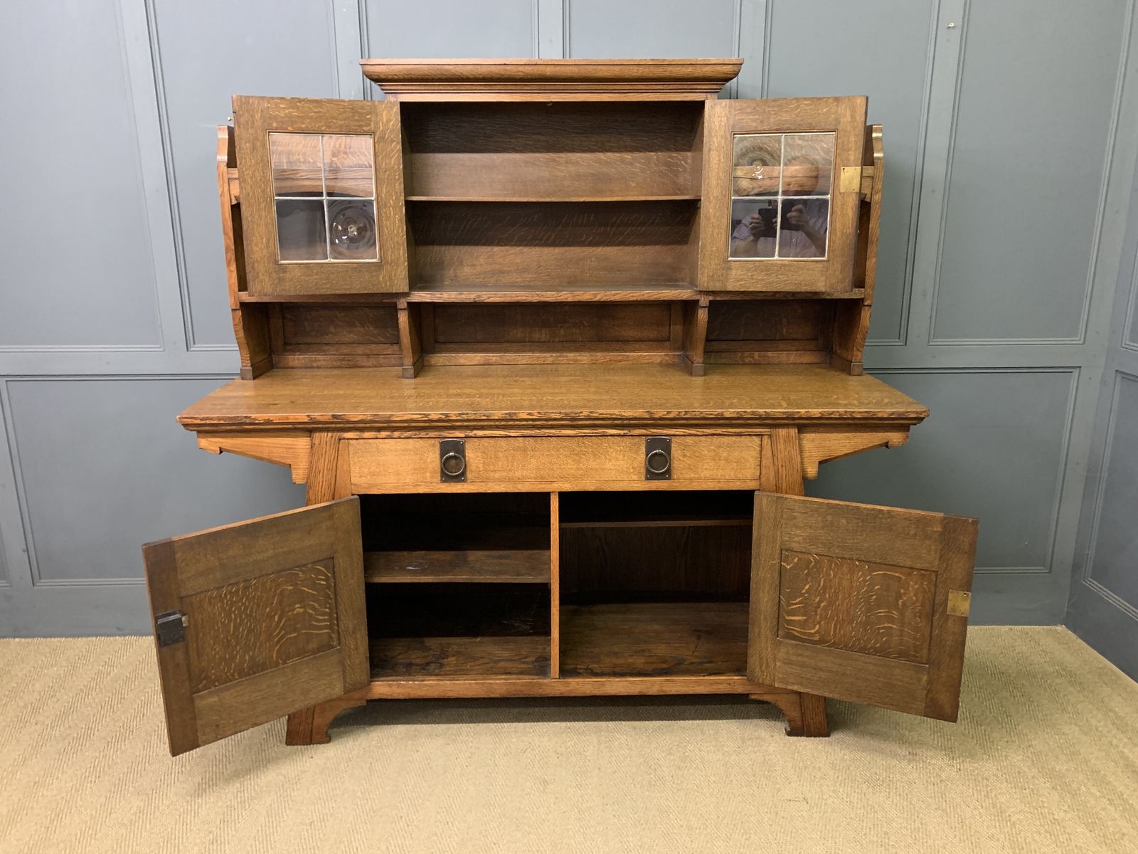 Liberty & Co. Arts And Crafts Period Oak Dresser photo Furniture