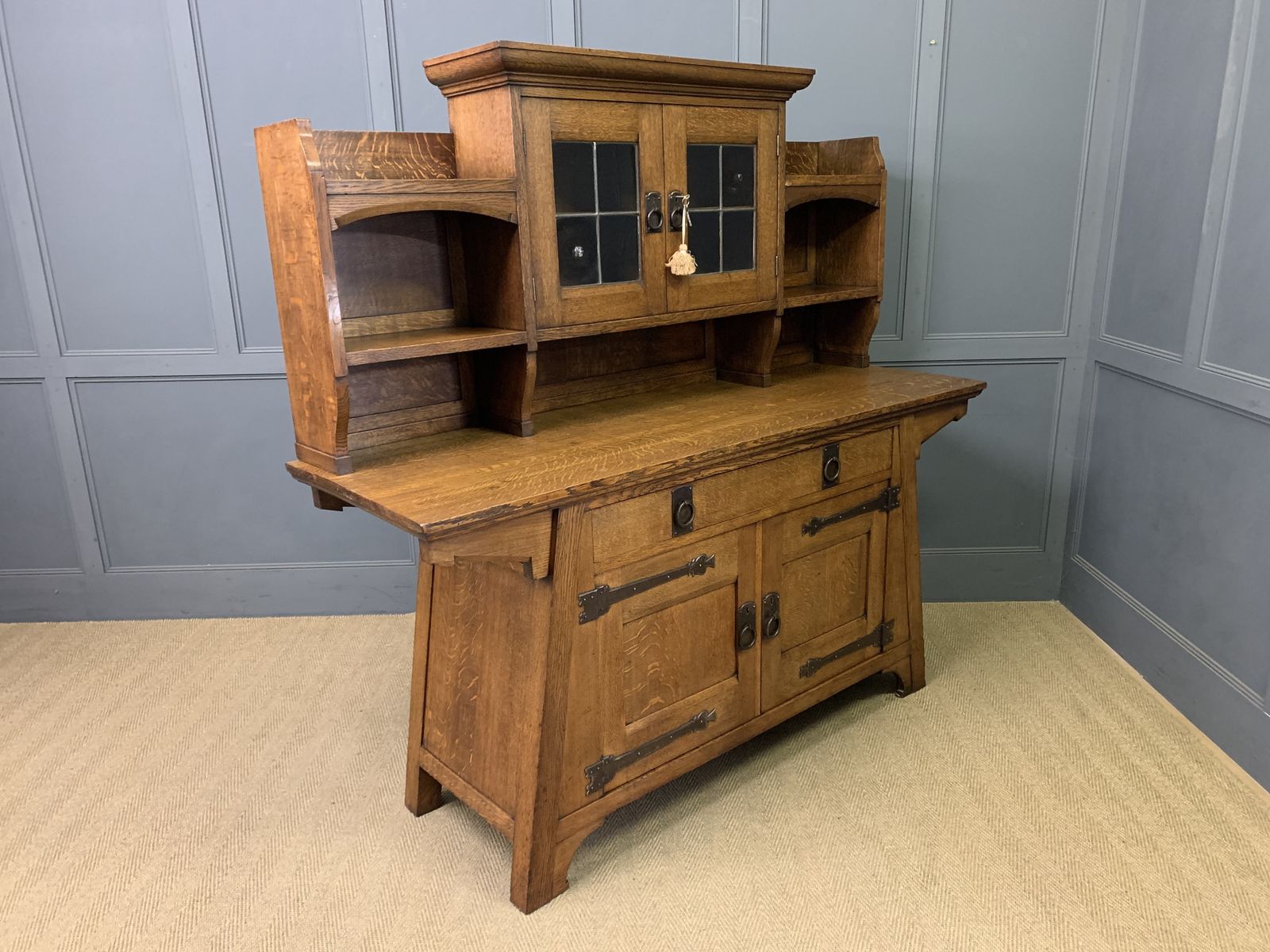 photo for sale Liberty & Co. Arts And Crafts Period Oak Dresser