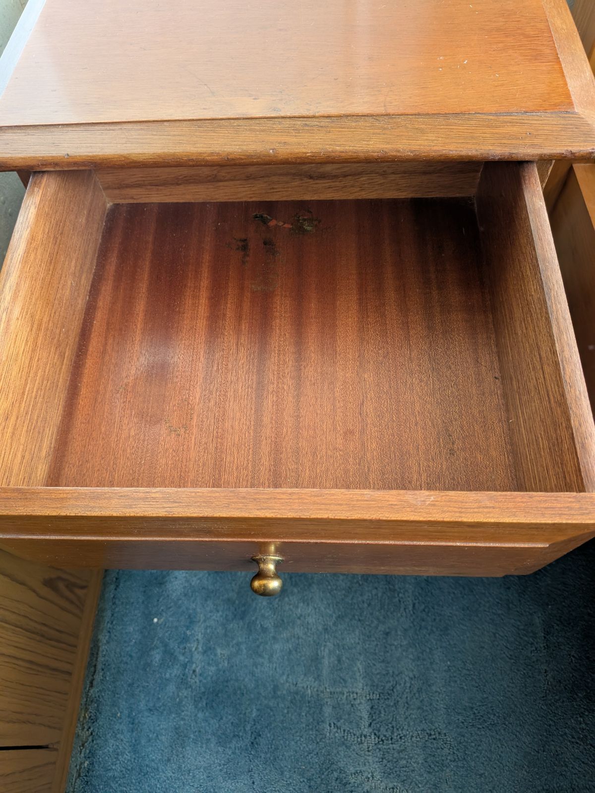 photo for sale Stag, Beautiful Example Of Mid Century Quality. Bedside Cabinet