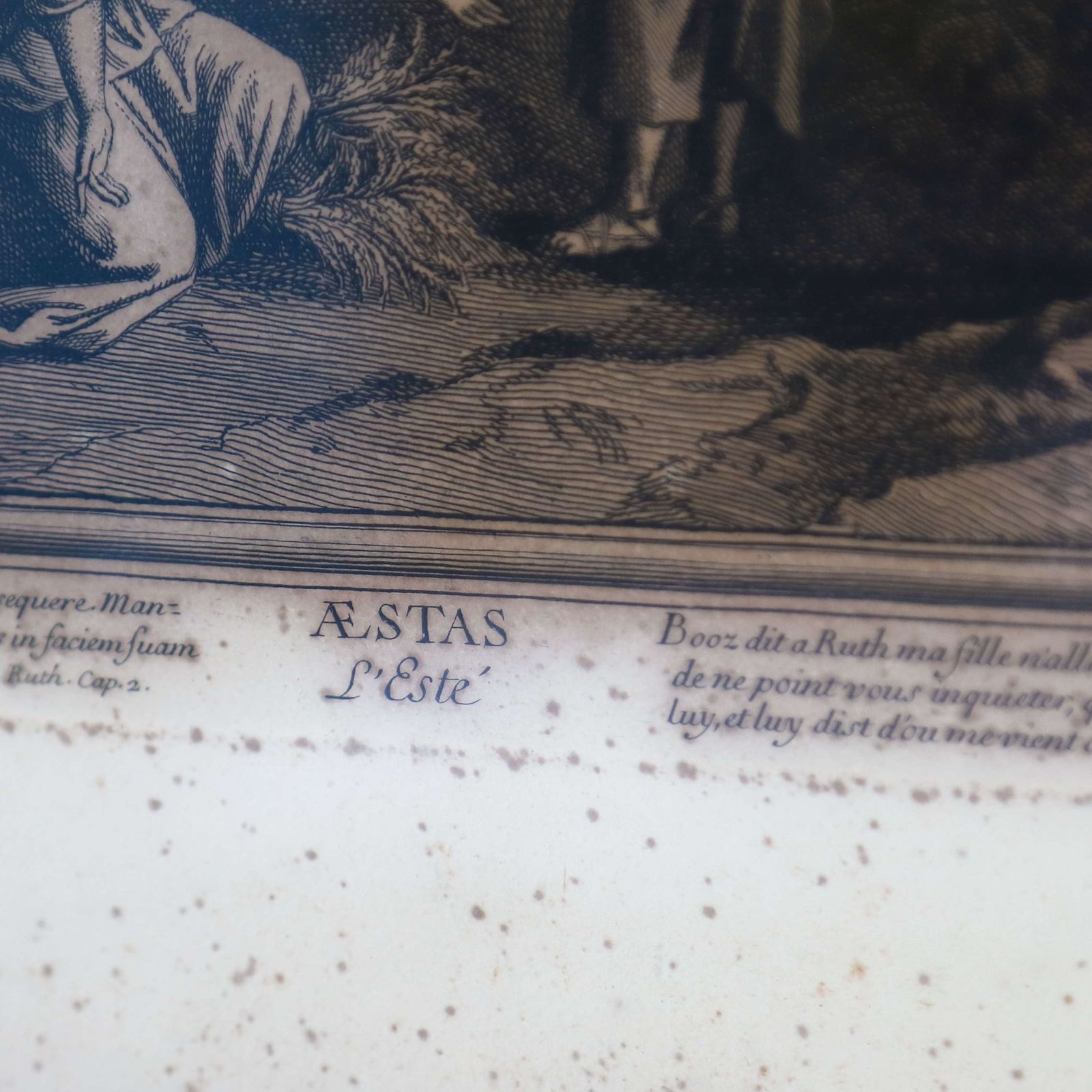 Art Engraving Of Poussin’s The Summer (Ruth & Boaz): A Timeless 17th Century Treasure photo
