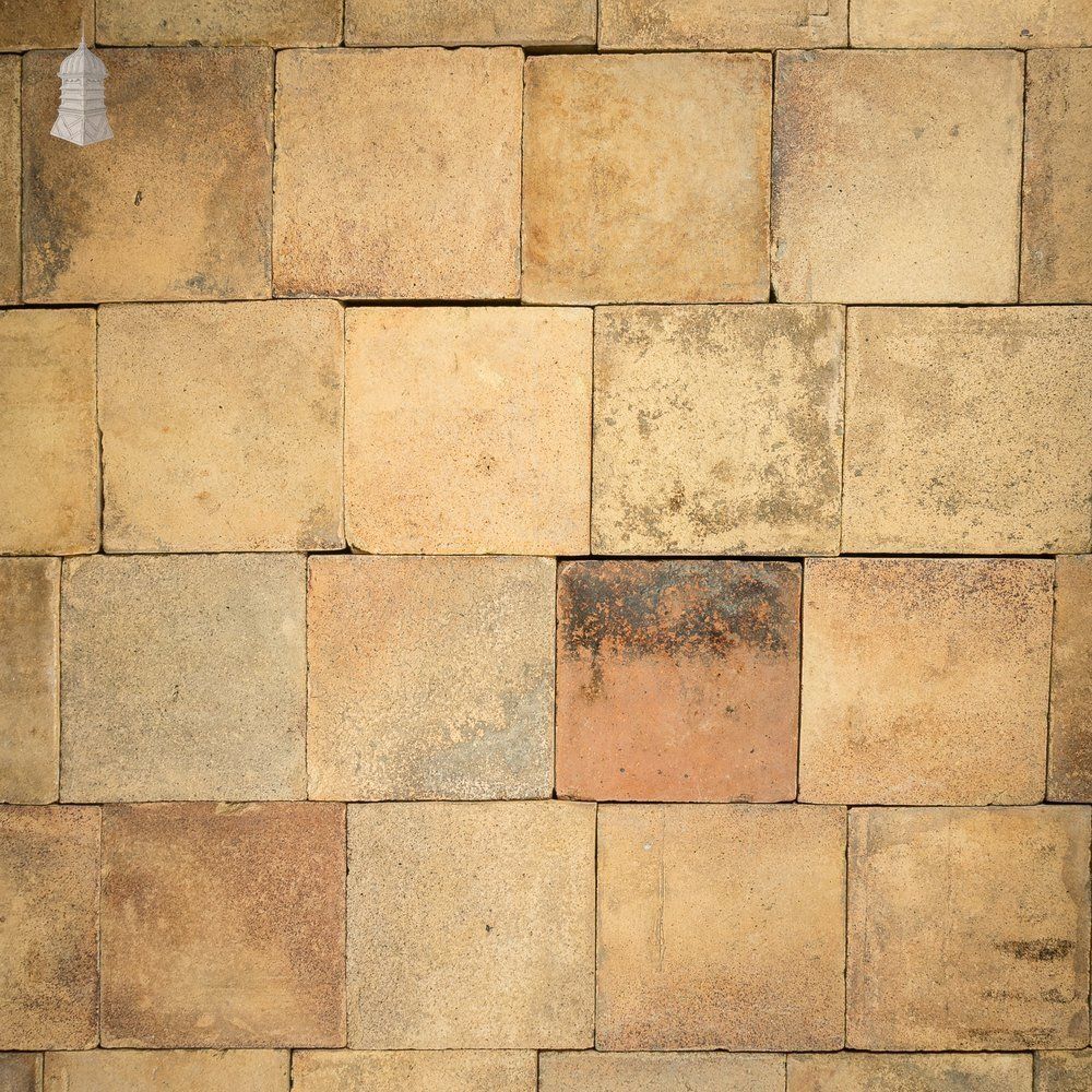 Buff Floor Tile, Reclaimed 12" X 12", Batch Of 176   16 Square Metres photo furniture