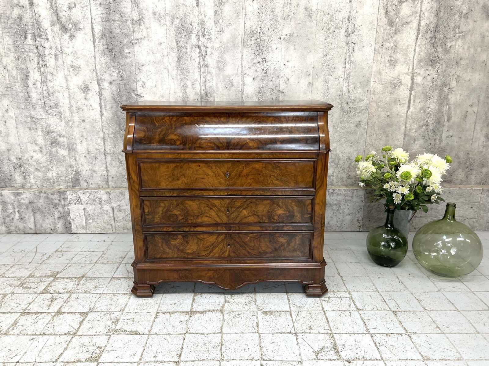 Trans Atlantic Liner Marble Chest Of Drawers Wash Stand With Opening Lid photo for sale