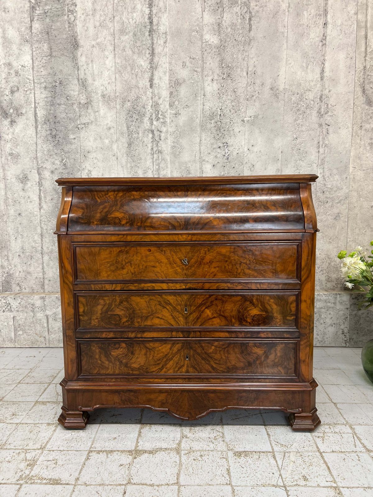Furniture Trans Atlantic Liner Marble Chest Of Drawers Wash Stand With Opening Lid photo