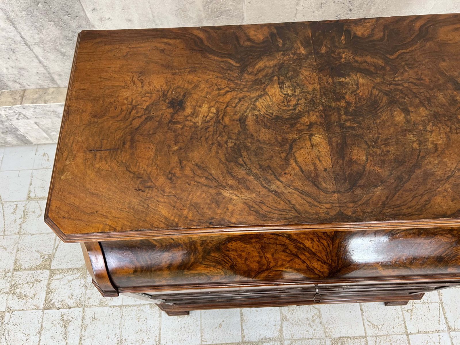 photo vinterior Trans Atlantic Liner Marble Chest Of Drawers Wash Stand With Opening Lid
