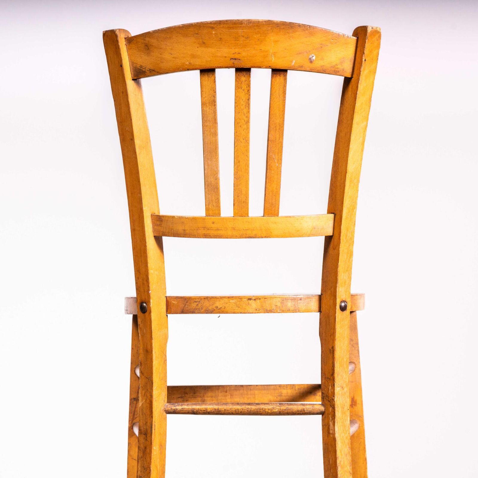 1950’s French Warm Oak Farmhouse Dining Chairs – Good Quantity Available photo buy