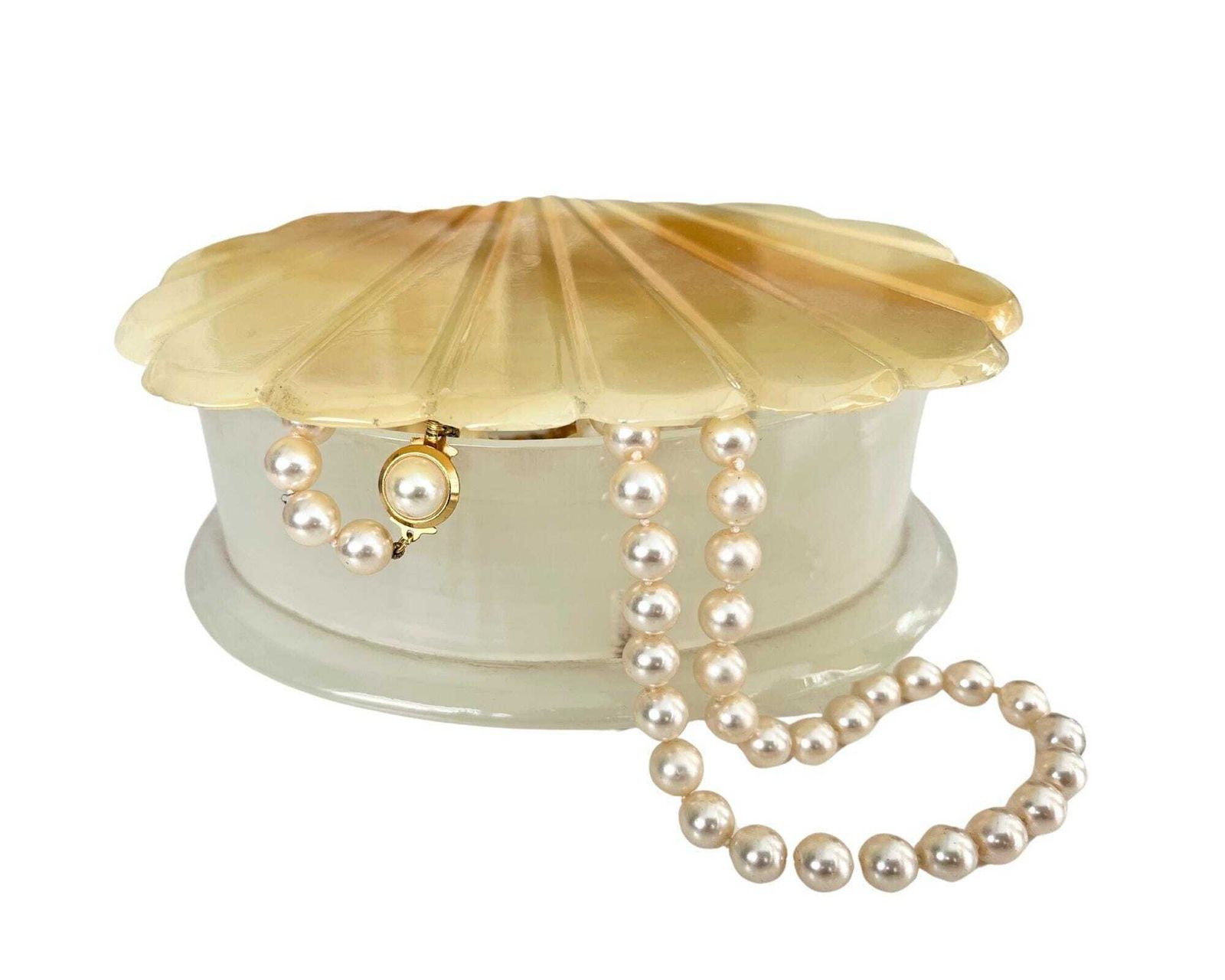 Italiaanse Sieradendoos | 1 Stuk | Eierschaalwit Of Onyx Vintage Houder