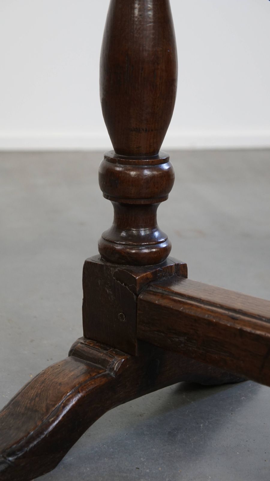 Furniture Unique Early 17th Century Antique Folding/Side Table With A Beautiful Patina photo