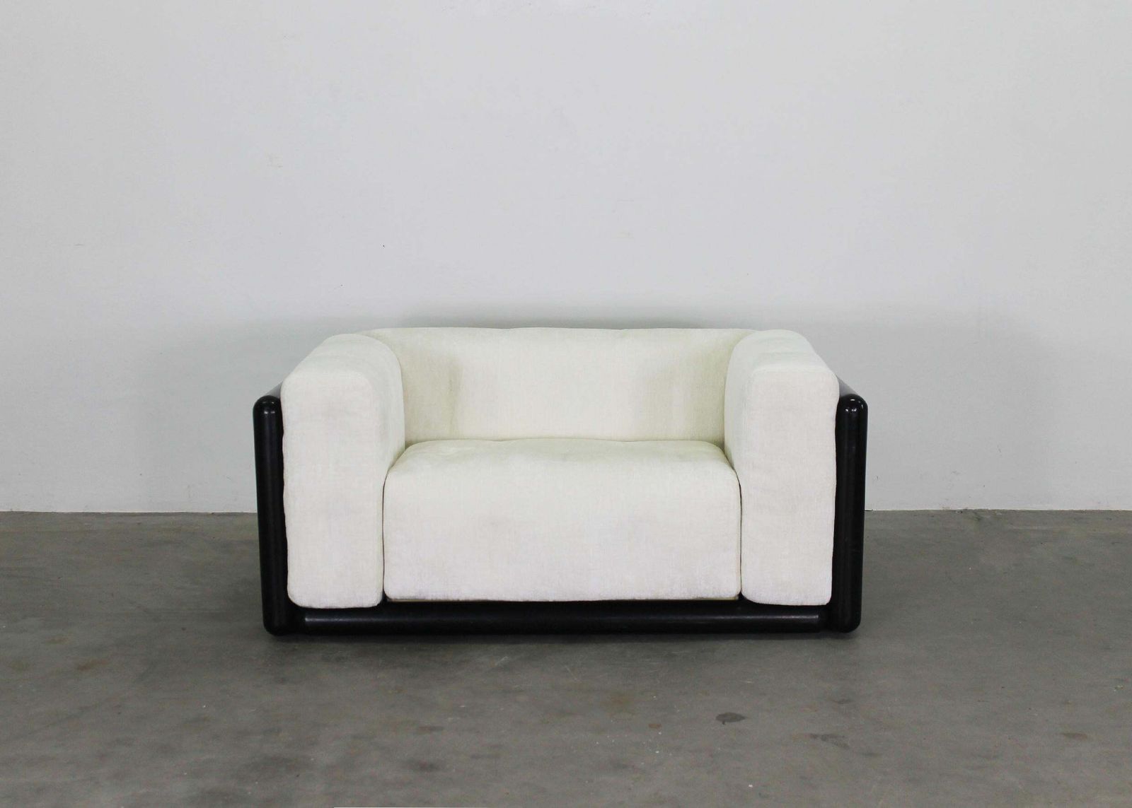 23320.0 Carlo Scarpa Cornaro Living Room Set In Lacquered Wood And Fabric By Gavina 1970 photo
