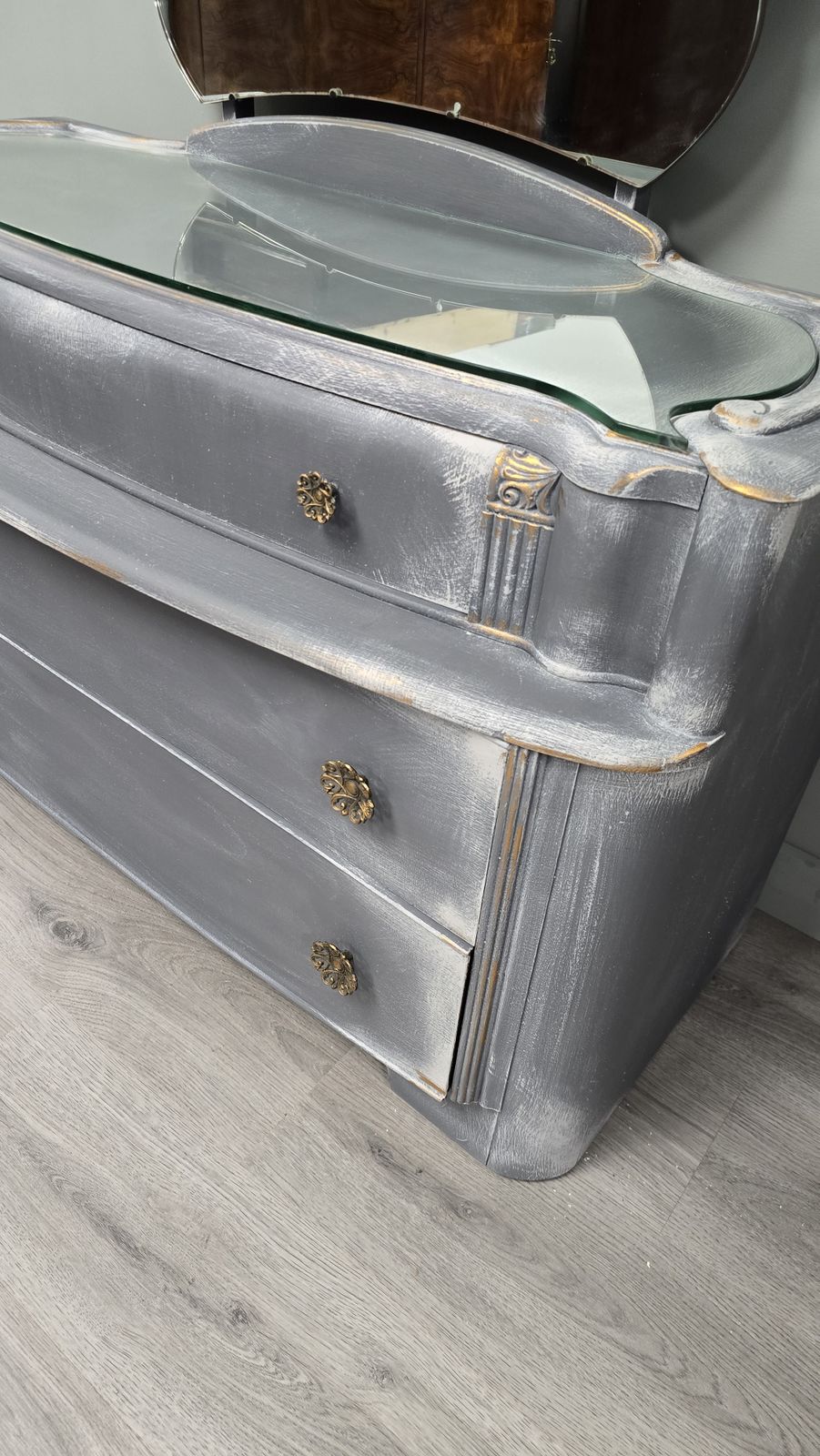 Chest Of Drawers With Mirror, Mid 20th Century photo Furniture