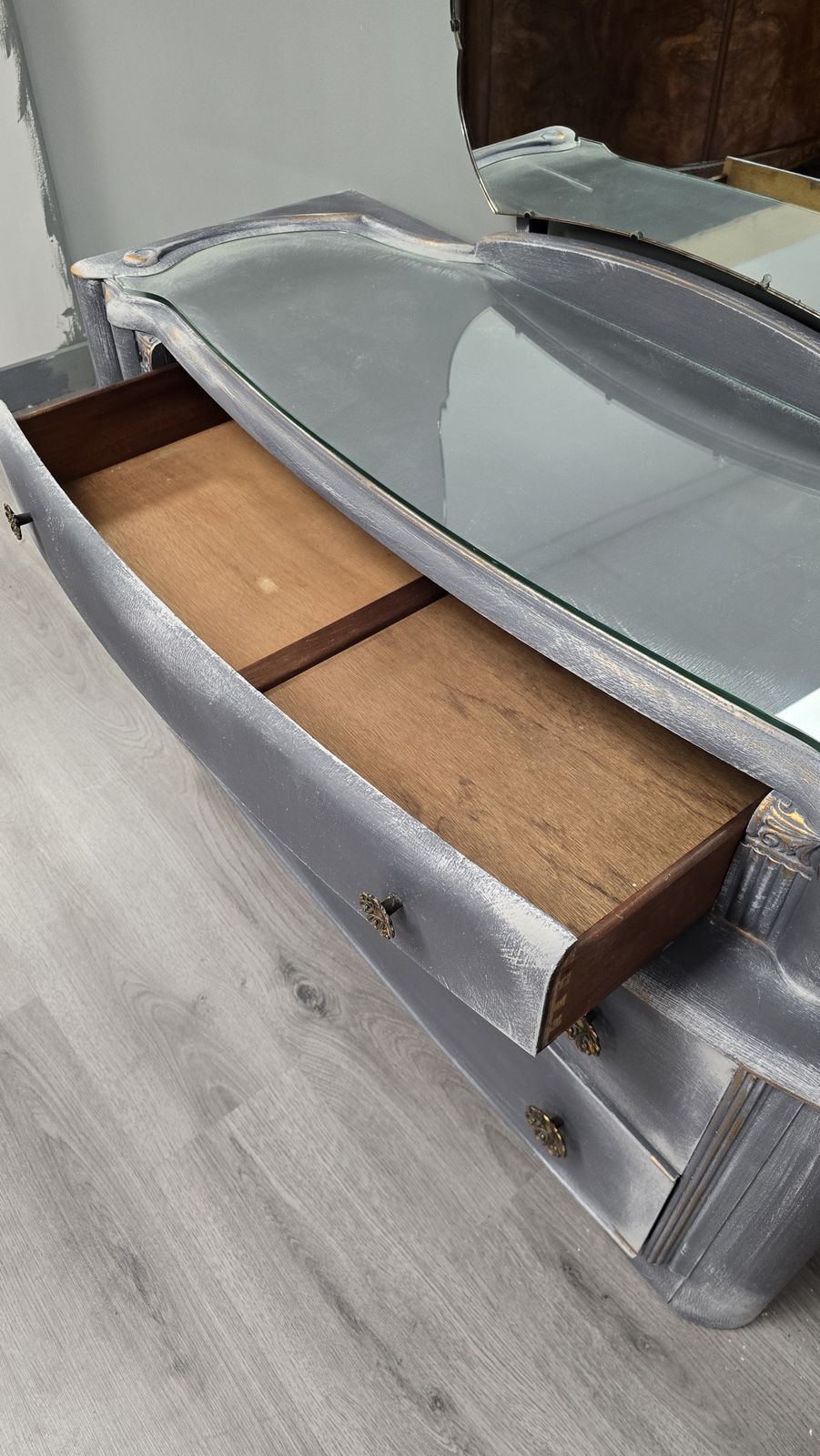 Chest Of Drawers With Mirror, Mid 20th Century photo buy