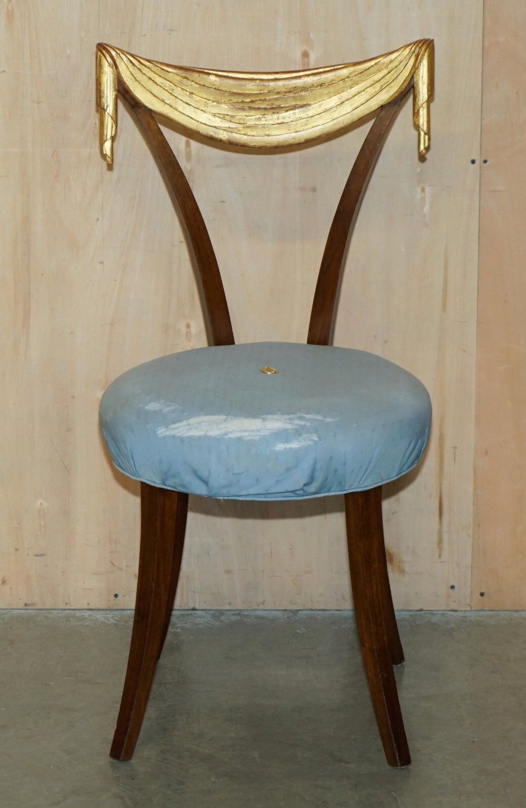 Collectable 1940's Original Upholstery Dorothy Draper Grosfeld House Side Chair photo furniture