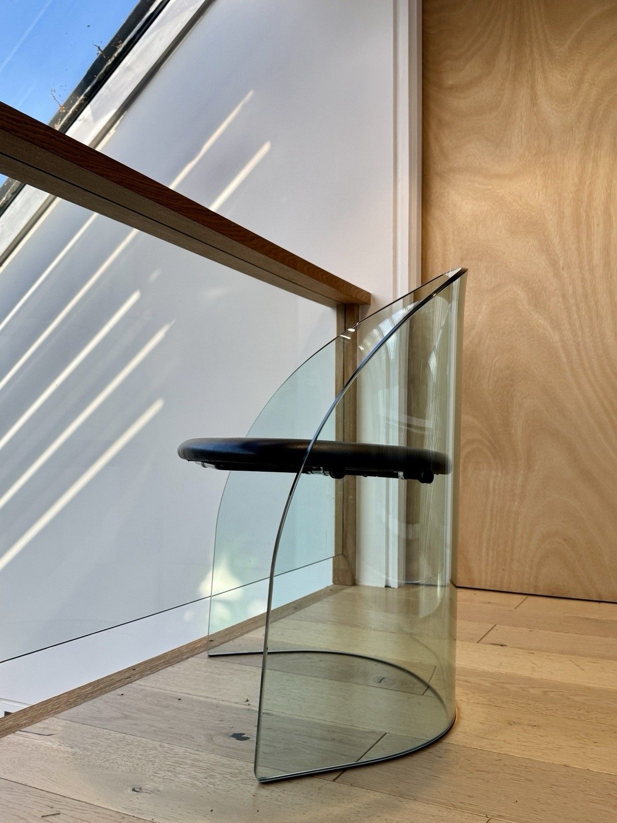 1980s Glass Framed Chair By Fiam Of Italy In The Style Of Louis Dierra photo furniture