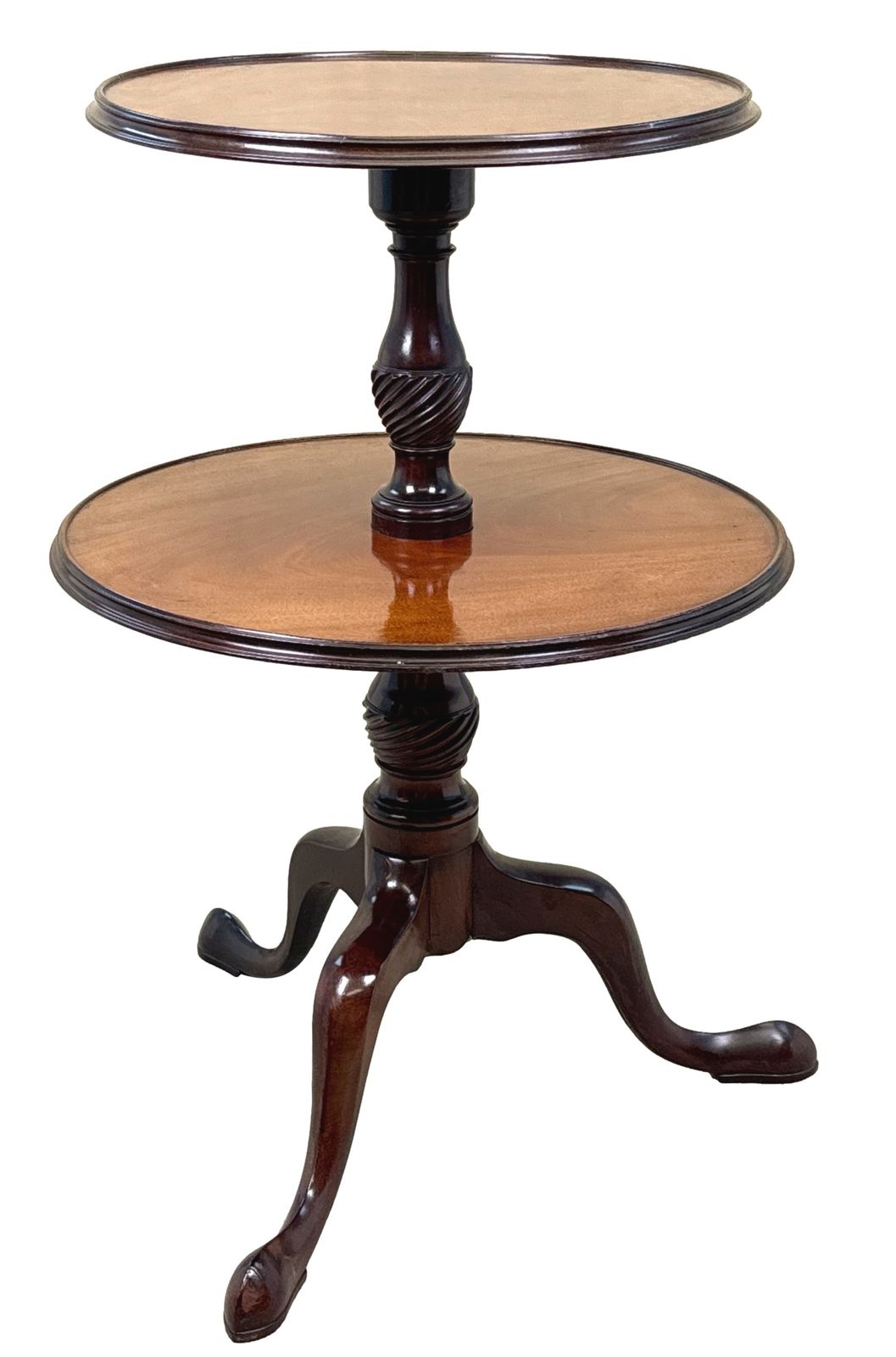 18th Century Georgian Two Tier Dumbwaiter (England, Circa 1760)
