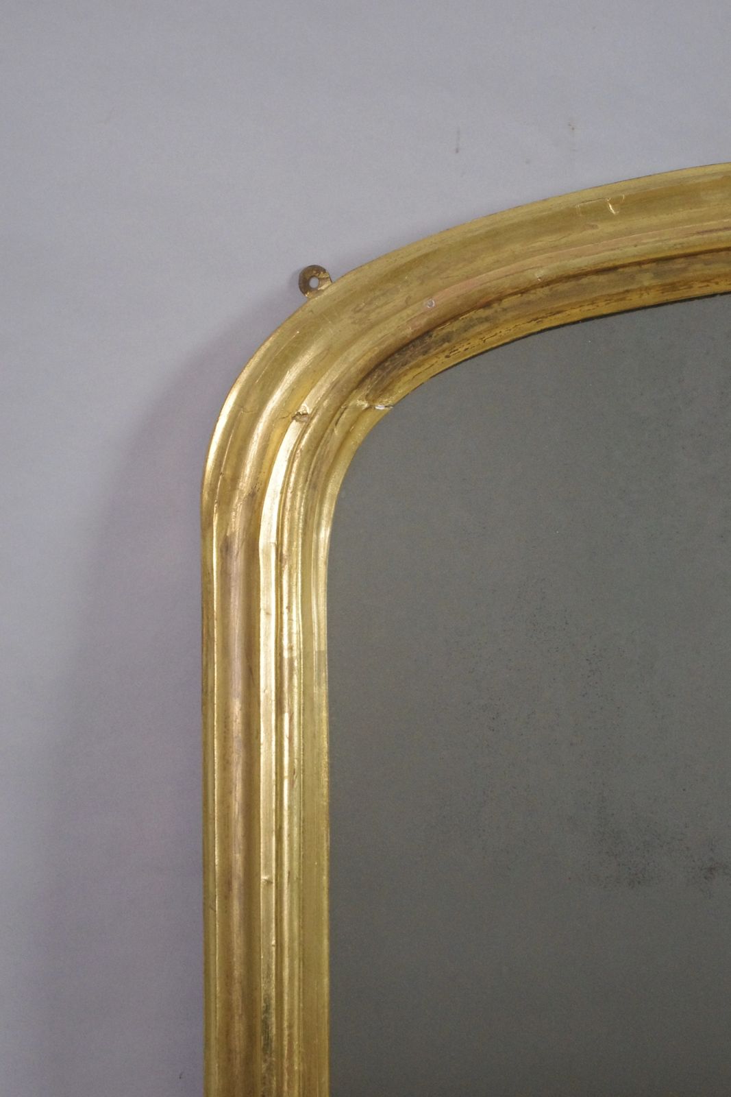 Victorian Gilt Wood Arch Top Overmantle Mirror photo furniture