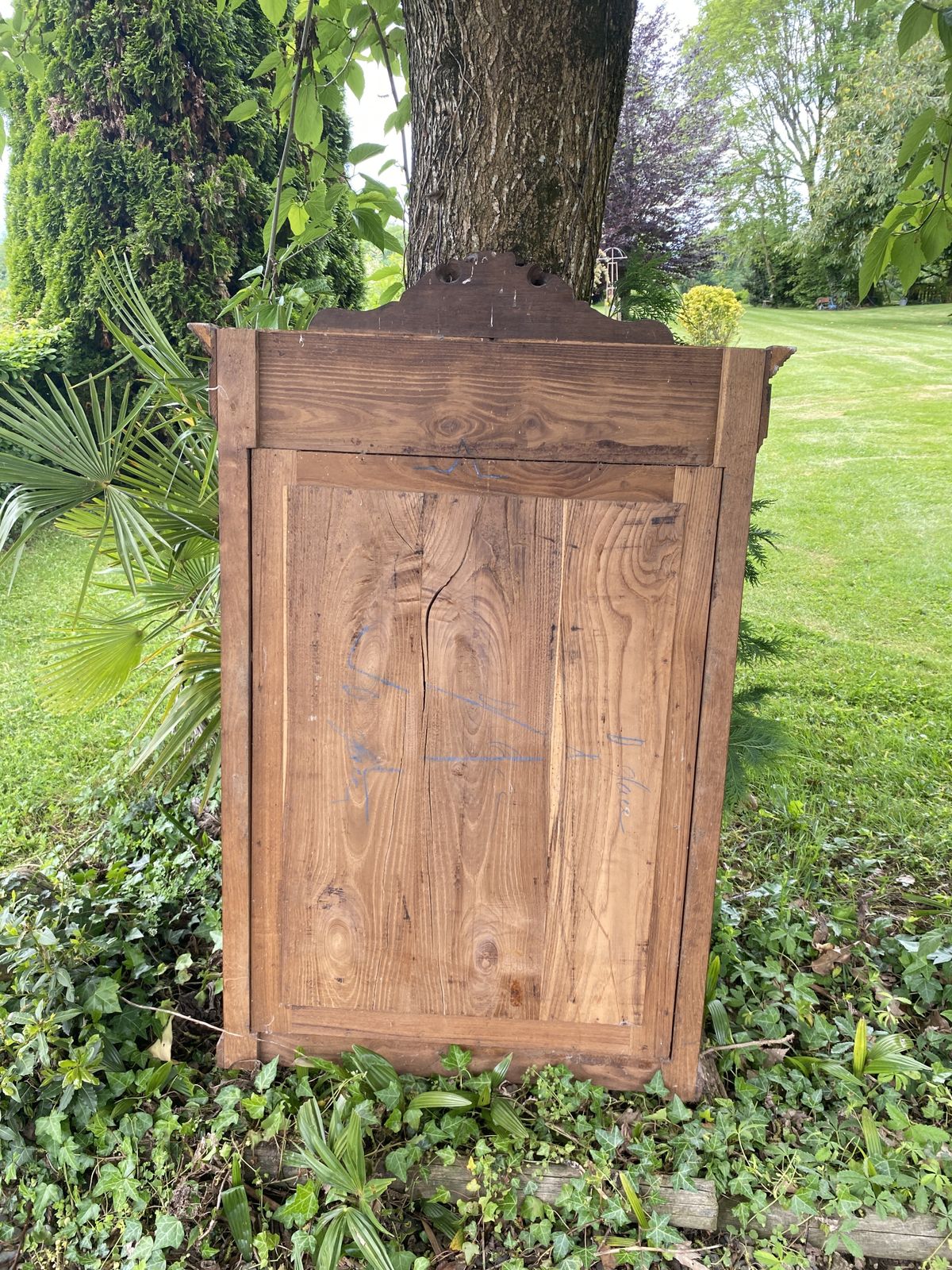 Large Bevelled Mirror In Carved Wood   Neo Renaissance Style, 19th Century photo 700.0