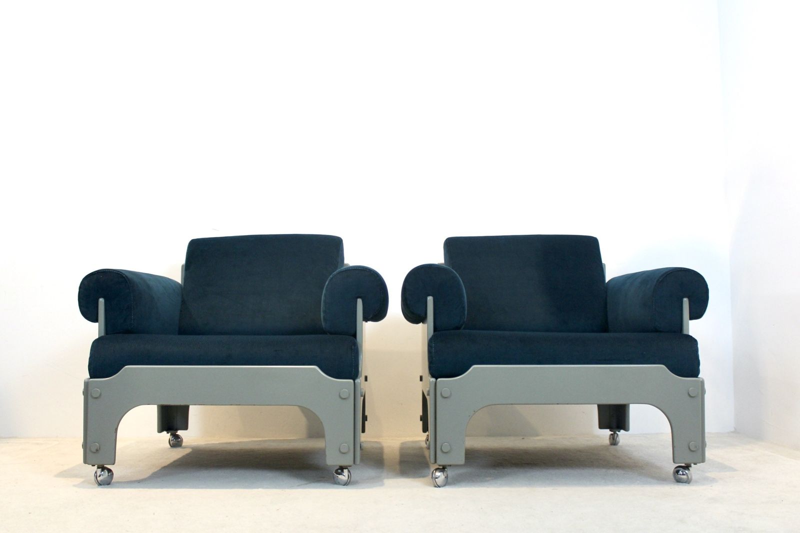 photo furniture Jan Pieter Berghoef For Spectrum – Pair Of Sz 85 Lounge Chairs, 1968