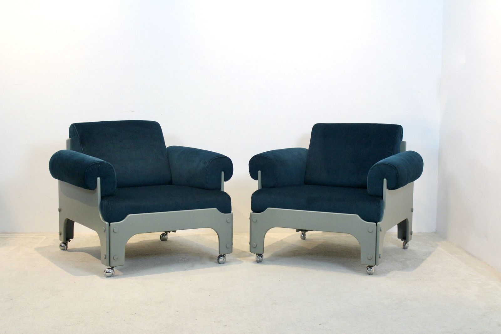 photo vinterior Jan Pieter Berghoef For Spectrum – Pair Of Sz 85 Lounge Chairs, 1968