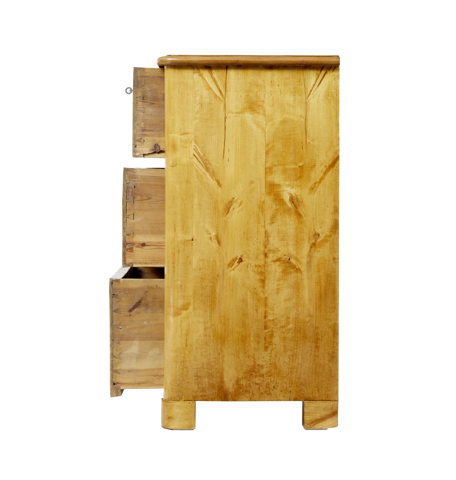 Mid 19th Century Swedish Birch Chest Of Drawers photo Furniture