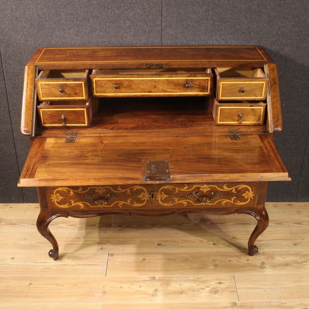photo furniture Great Inlaid Bureau From The First Half Of The 20th Century