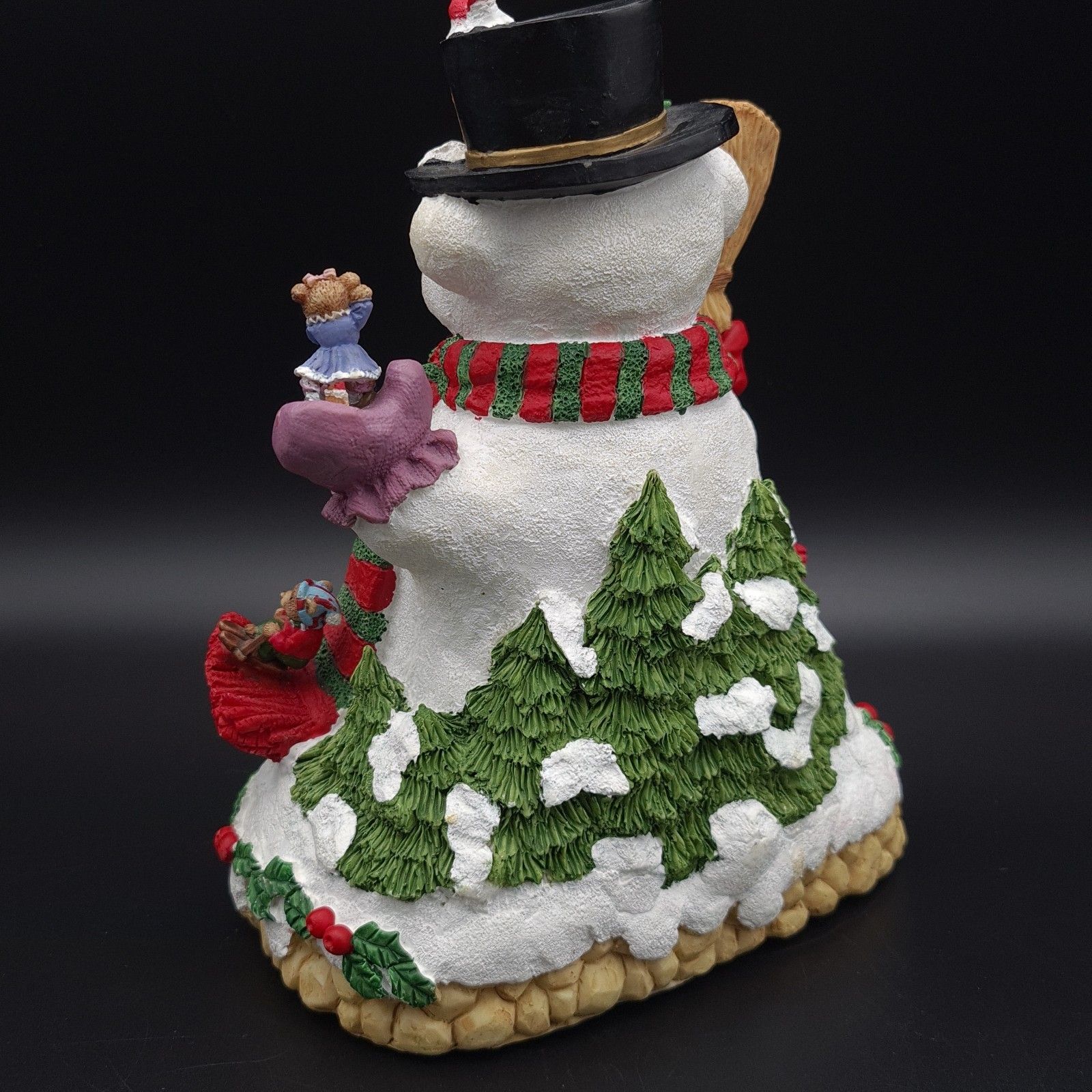 Light Up Christmas Music Box Teddy Bear Snowman & Bears Playing To Xmas Song photo 50.0