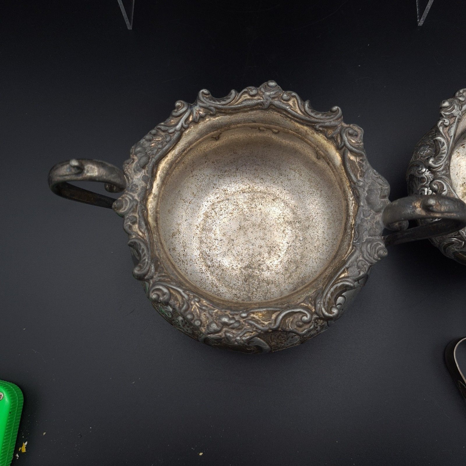Jd & Sons Antique Tea Set Silverplate Victorian Teapot Sugar Bowl & Tongs Jug photo Home Decor