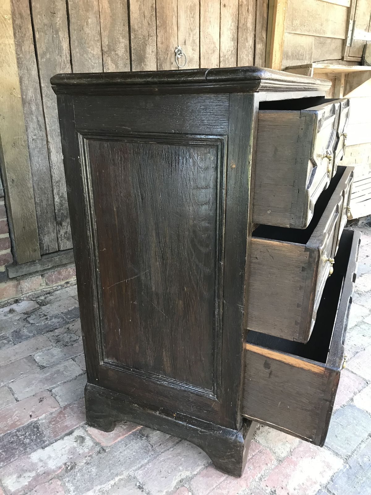 17th Century Oak Continental Chest Of Drawers. photo furniture