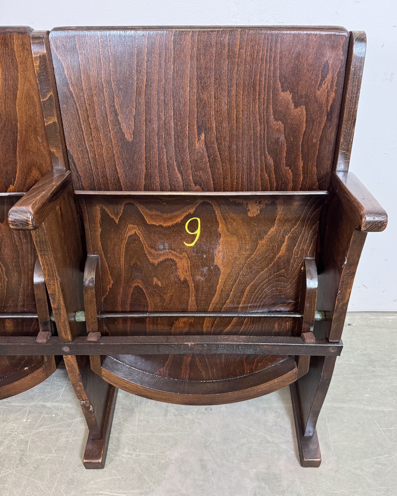 Vintage Two Seat Cinema Bench From Ton, 1960s, 2x photo Furniture