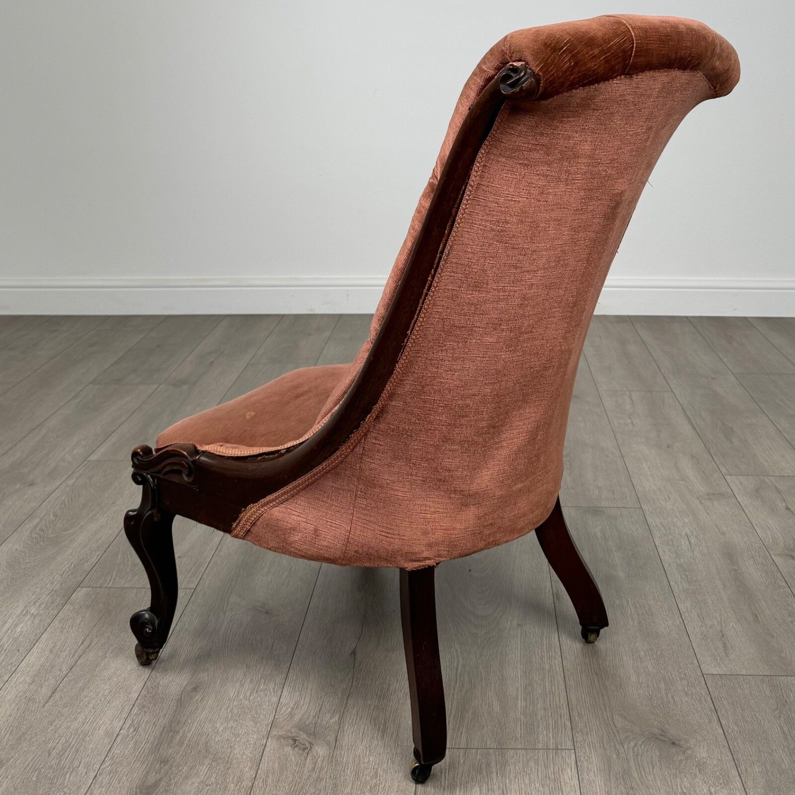 Antique 19th Century Nursing Chair In Mahogany photo for sale