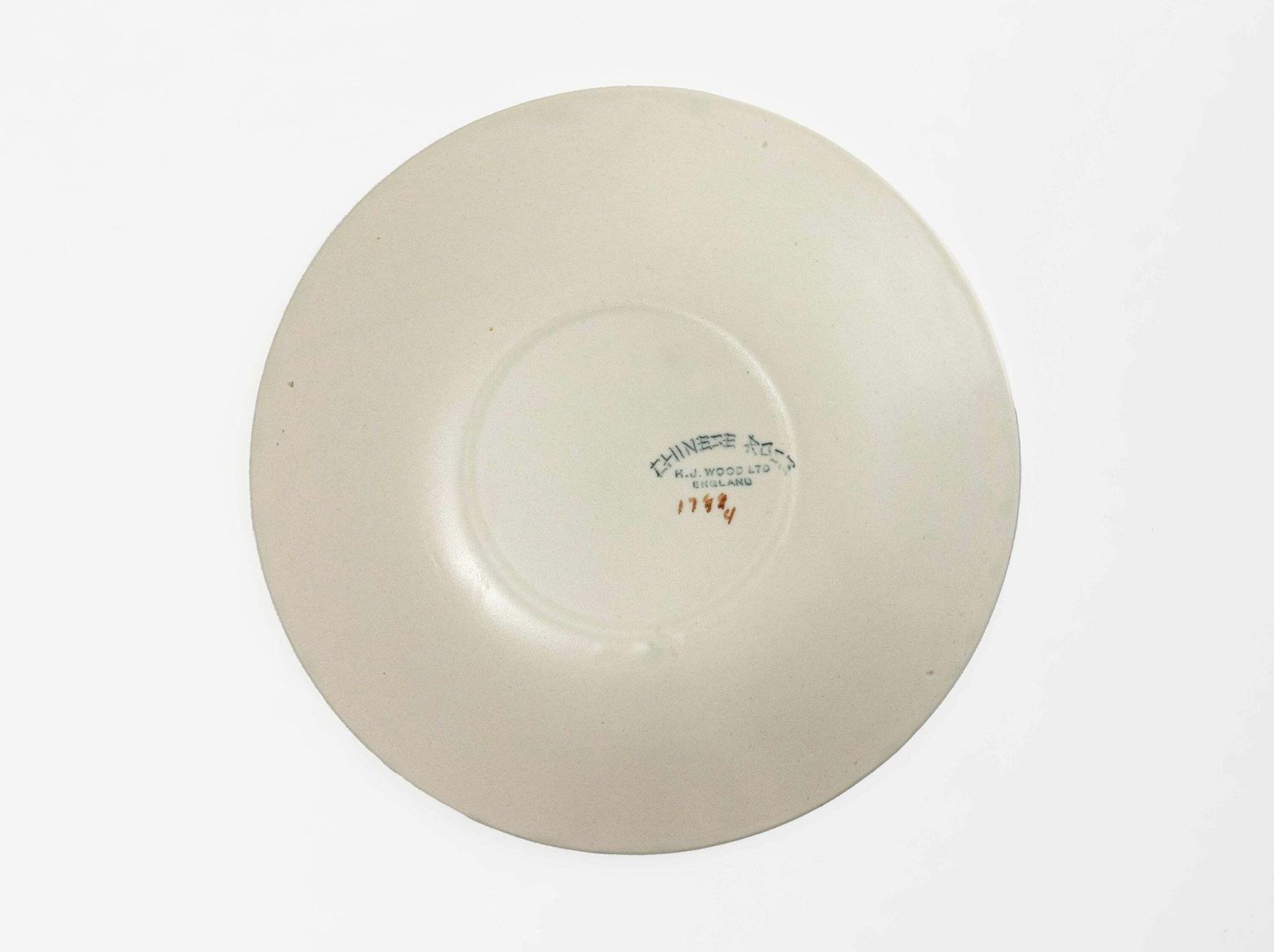 photo for sale Pair Of Serving Dishes By H.J. Wood 'Chinese Rose' Art Deco Style Flowers Design Vintage Pottery Tableware 1960 Mid Century Home Decor