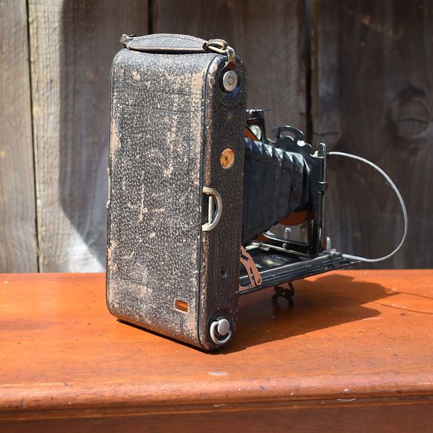 Antique Ensign Anastigmat Folding Bellows Large Camera London England Untested photo buy