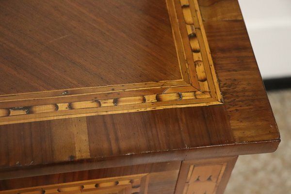 Antique Chest Of Drawers In Inlaid Walnut, 1700s photo furniture