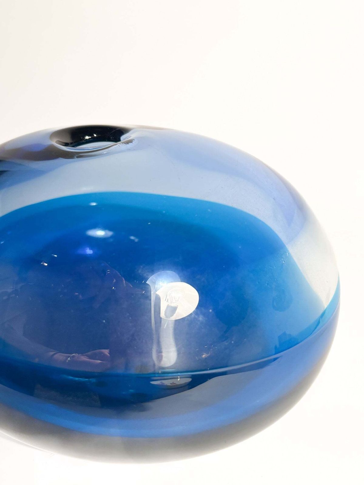 Kotilo Vase In Murano Glass By Timo Sarpaneva For Venini From 1994 photo Home Decor