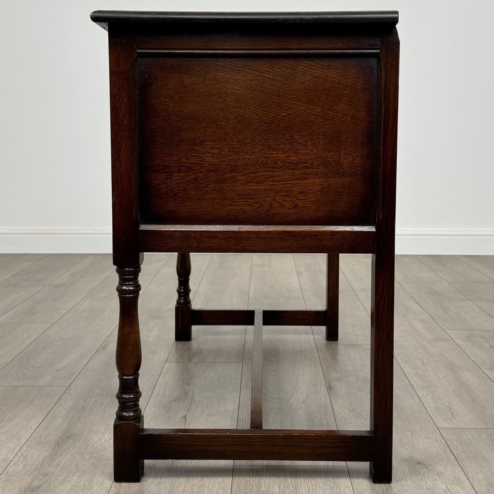 Antique 20th Century Good Quality Desk In Oak photo for sale