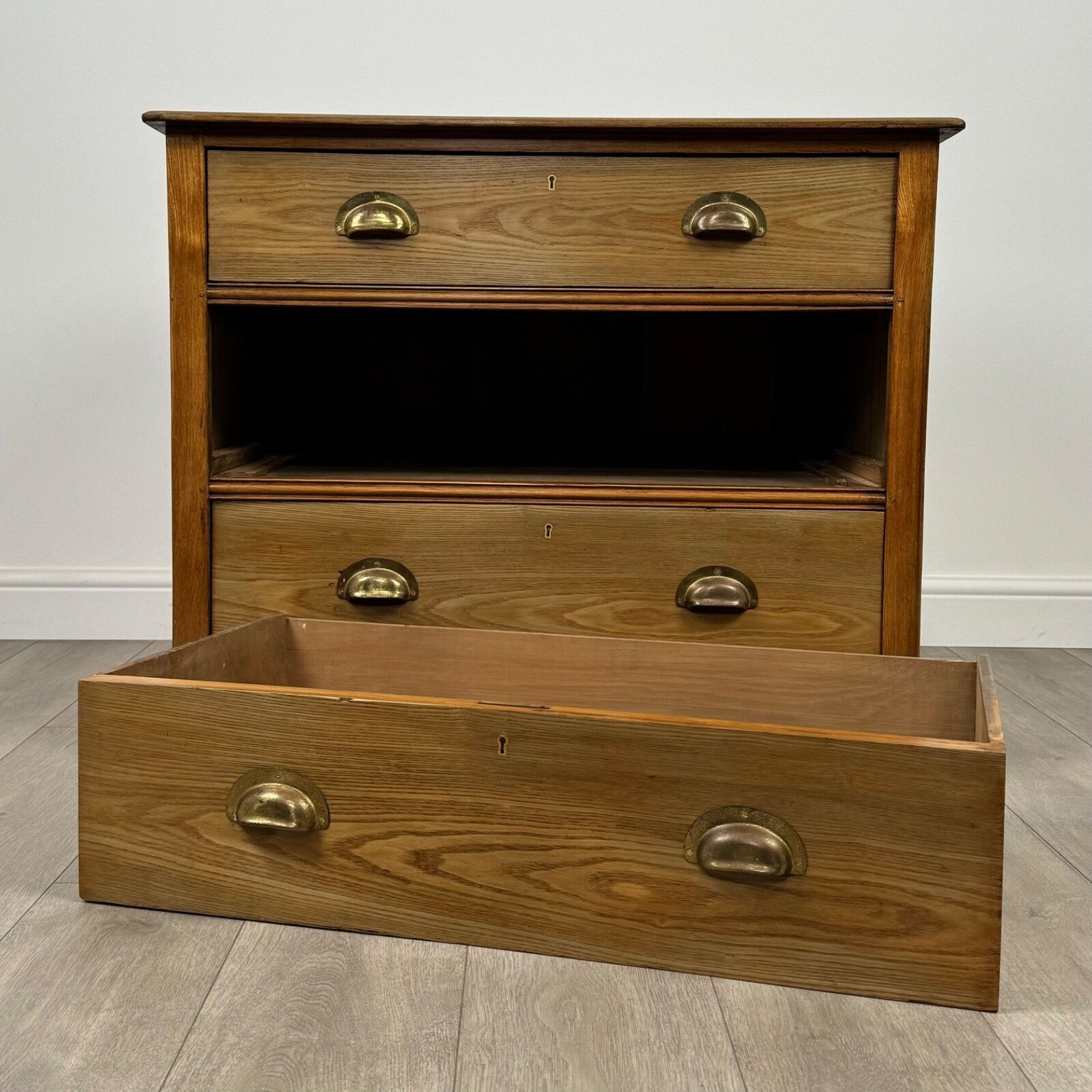 photo for sale Antique 20th Century Fine Quality Ash Chest Of Drawers