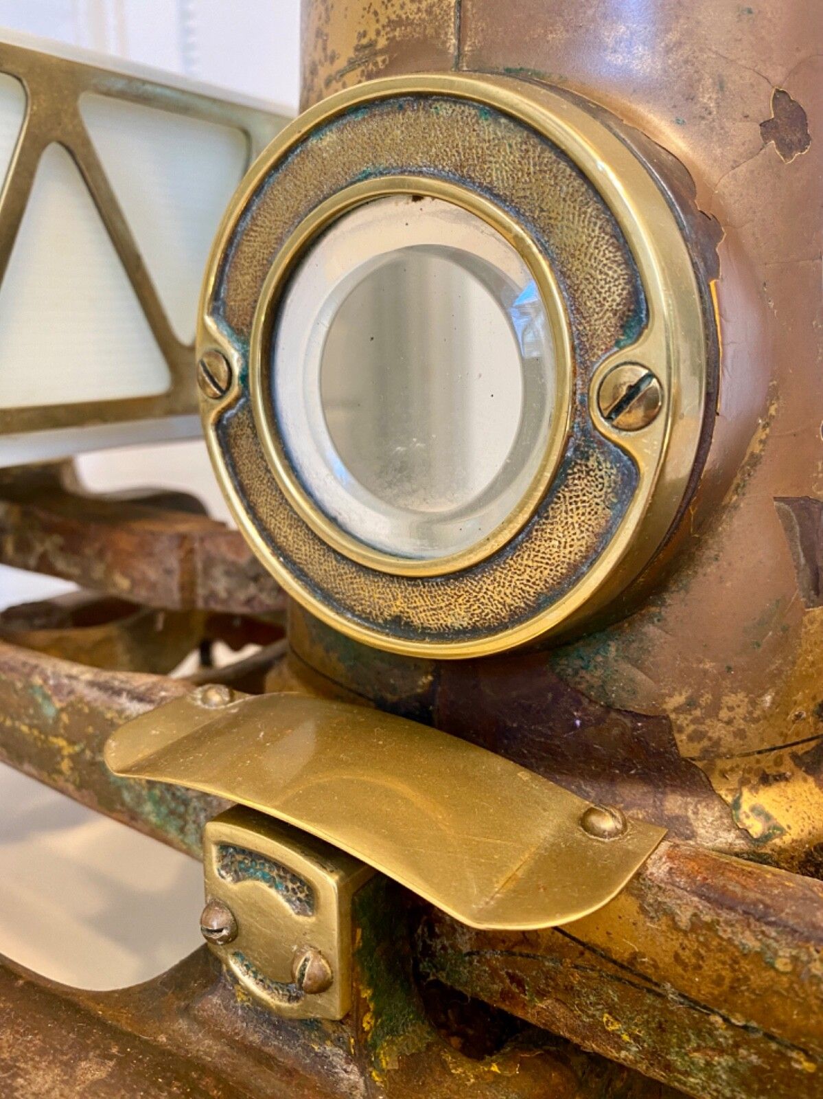 photo buy Antique Large Brass Grocers Shop Counter Scales By 'The Automatic Scale Company'