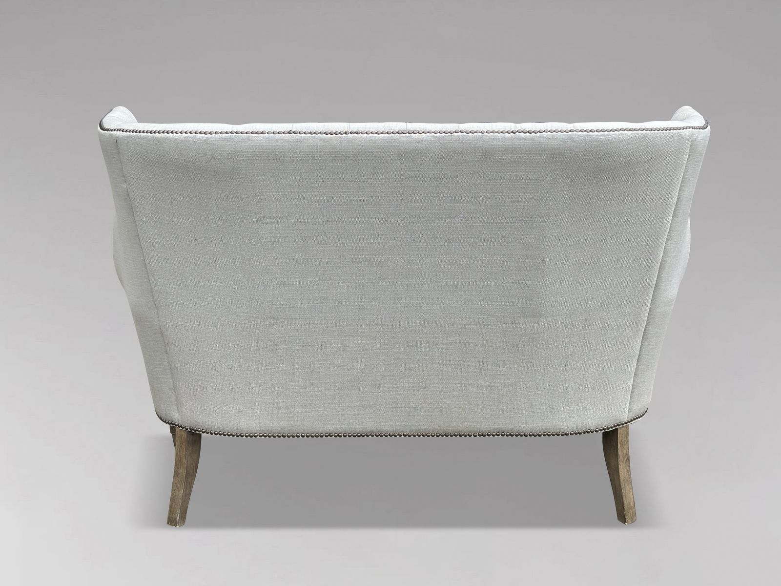 20th Century Upholstered High Wing Back 2 Seater Settee photo 1900.0