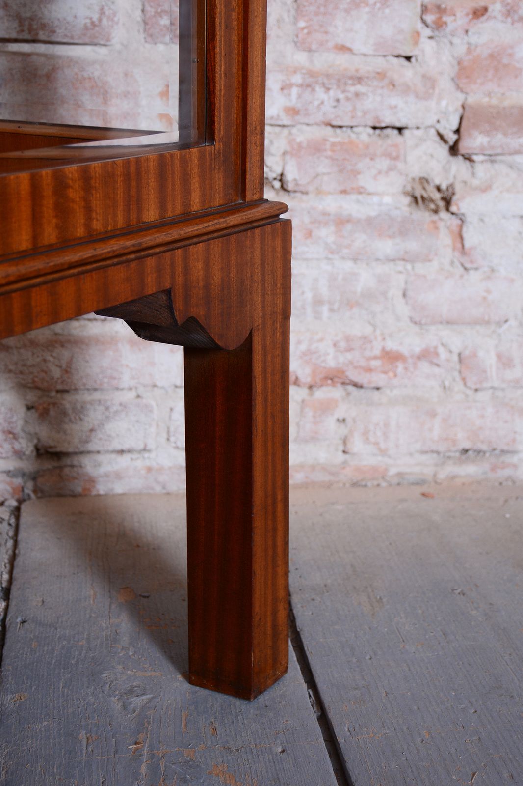 Restored Art Deco Display Cabinet, Mahogany And Glass, Polished, Czech, 1930s photo for sale