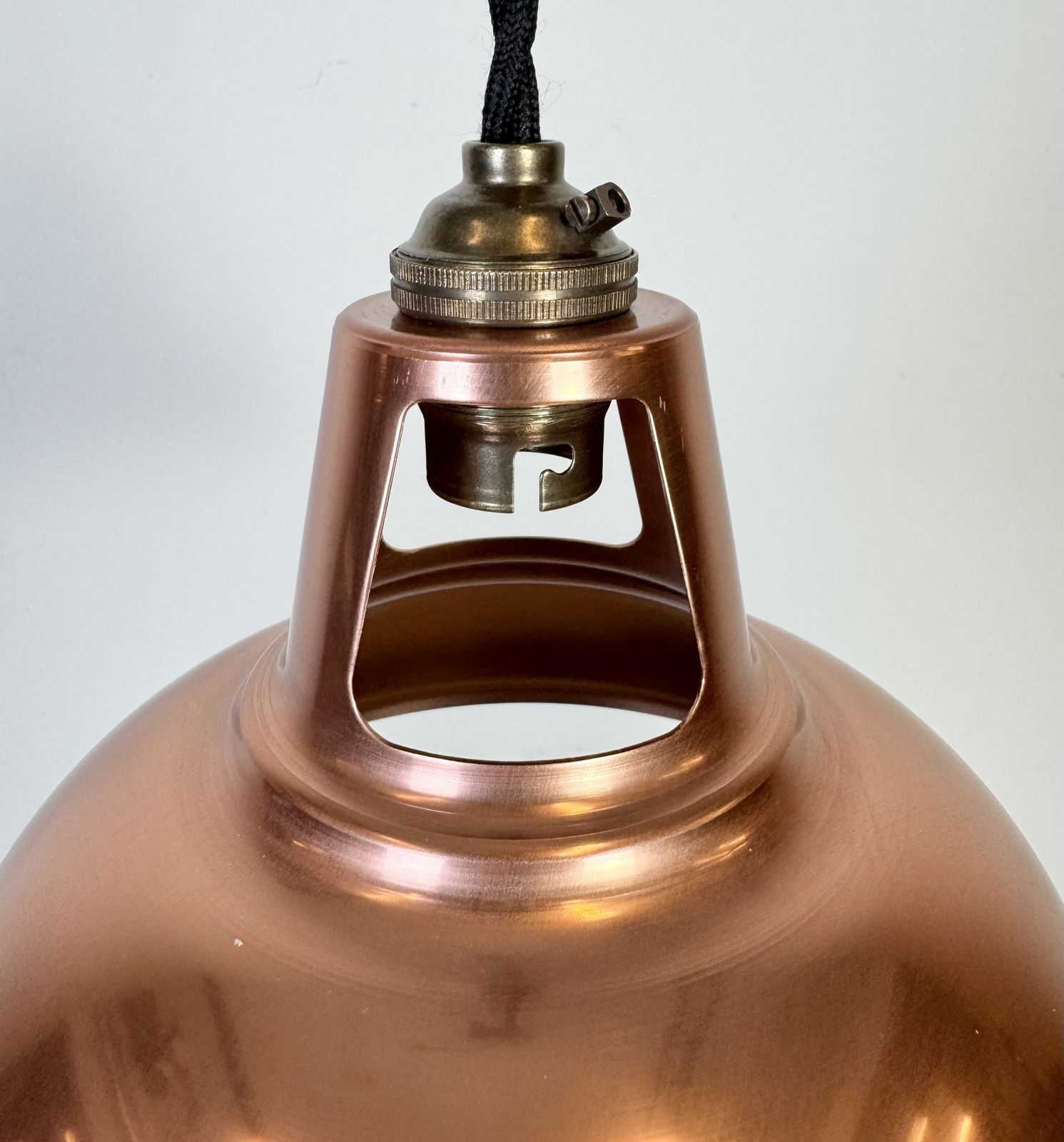 photo for sale Industrial Copper Ceiling Lamp, 2000s, 7x