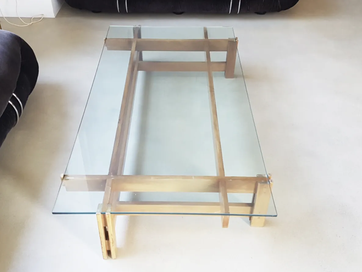 Furniture Large Model 751 Coffee Table By Ico Parisi For Cassina, 1962 photo