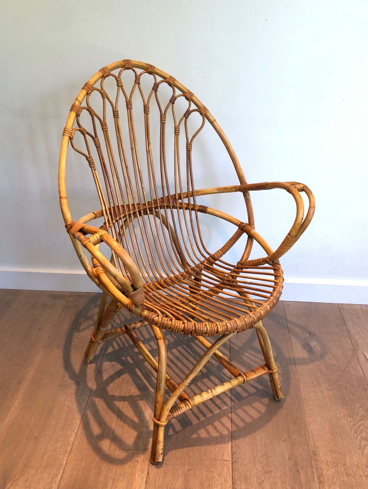Pair Of Rattan Armchairs, 1970s photo 1450.0